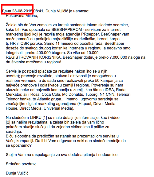 Fwd: Predlog za upoznavanje i sastanak #BeeShaper - gaga.djermanovic@gmail.com - Gmail 2015-11-06 17-01-24